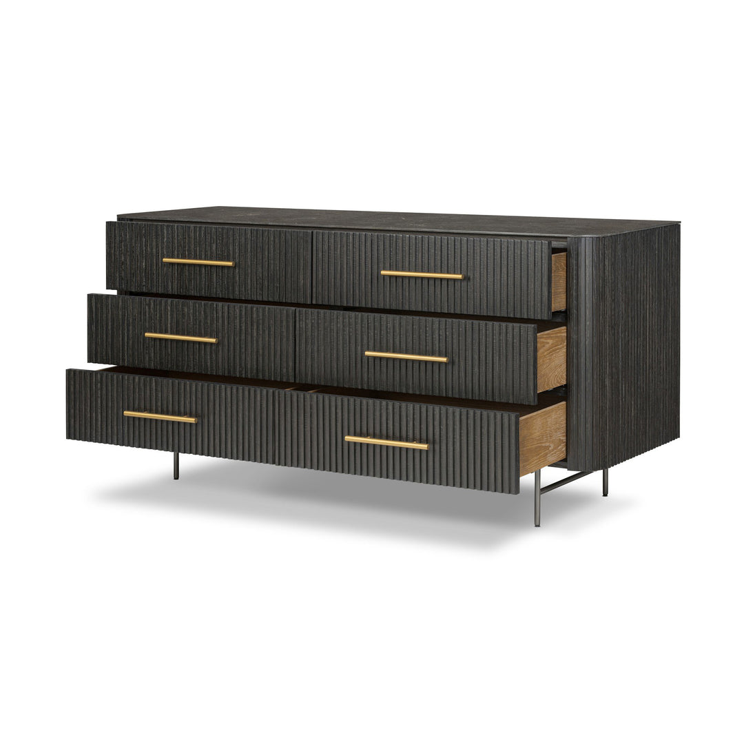 LANE 6 DRAWER DRESSER