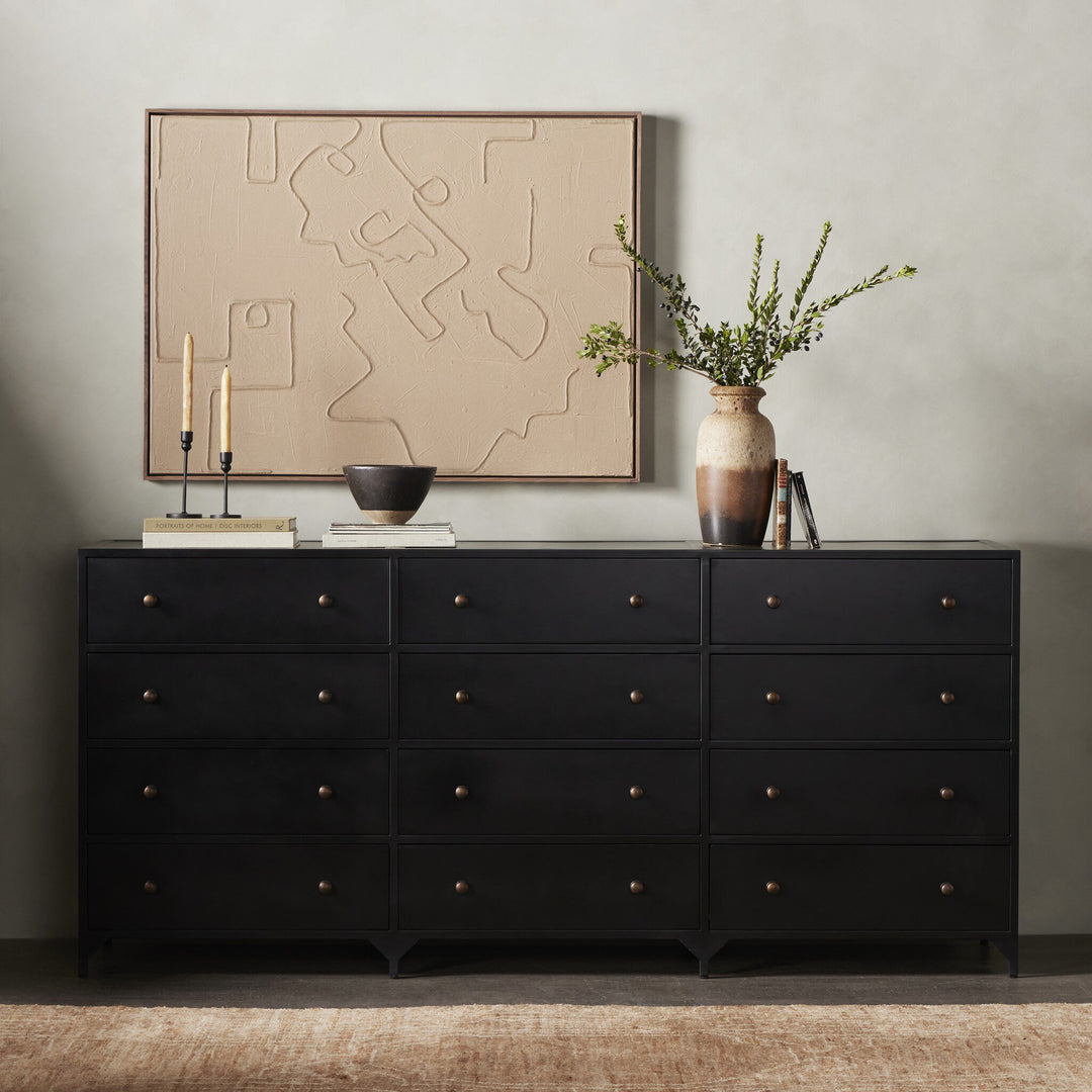 LANA 12 DRAWER DRESSER