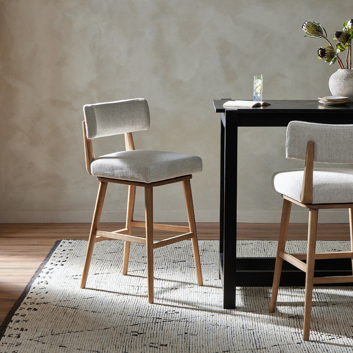 CARDINAL SWIVEL BAR + COUNTER STOOL