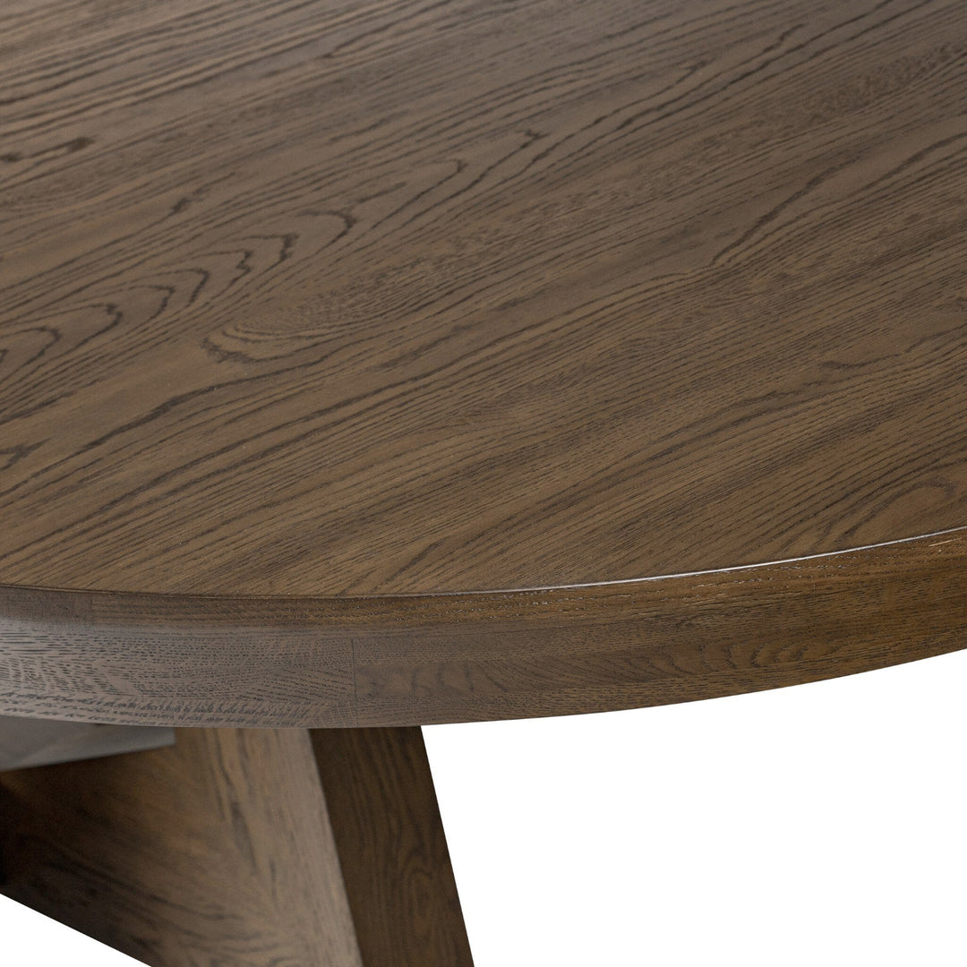 ELDA ROUND EXTENSION DINING TABLE