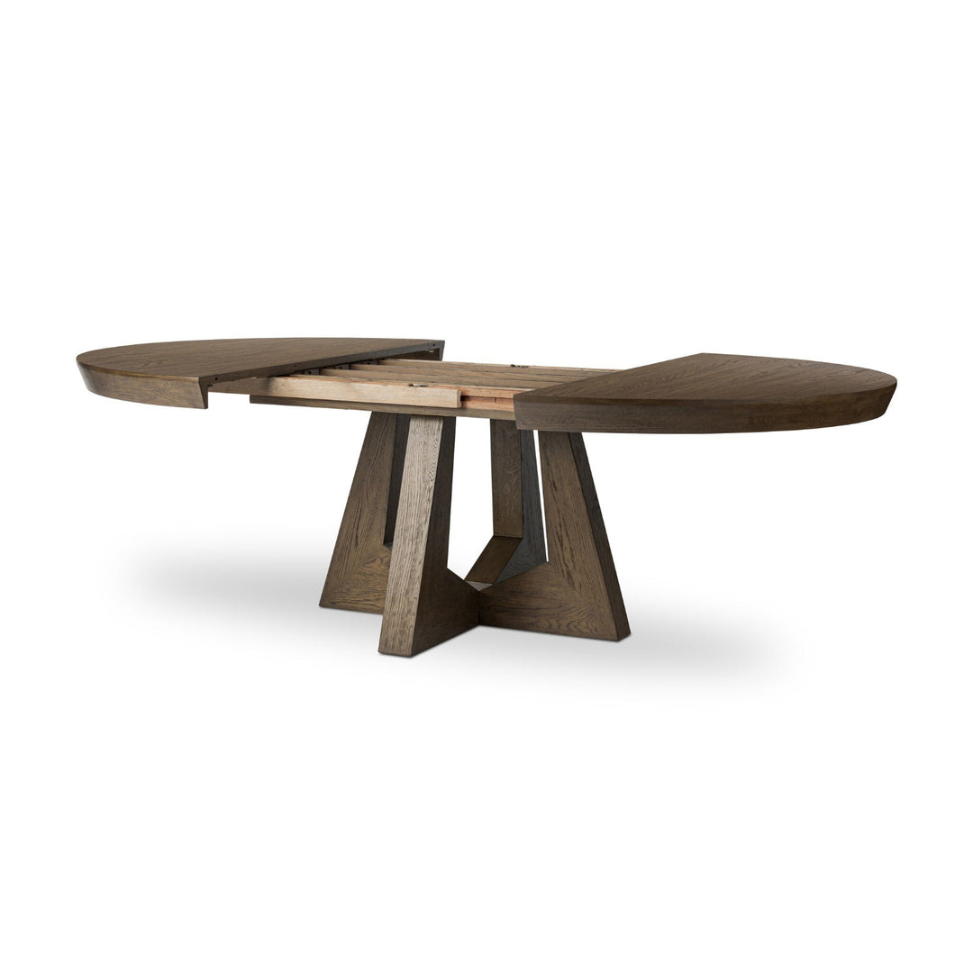 ELDA ROUND EXTENSION DINING TABLE