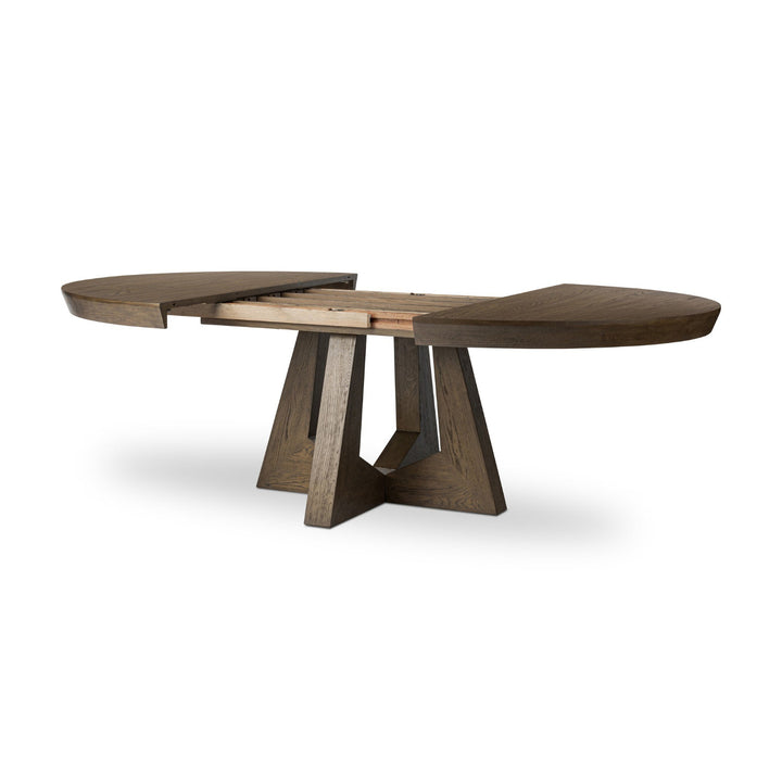 ELDA ROUND EXTENSION DINING TABLE