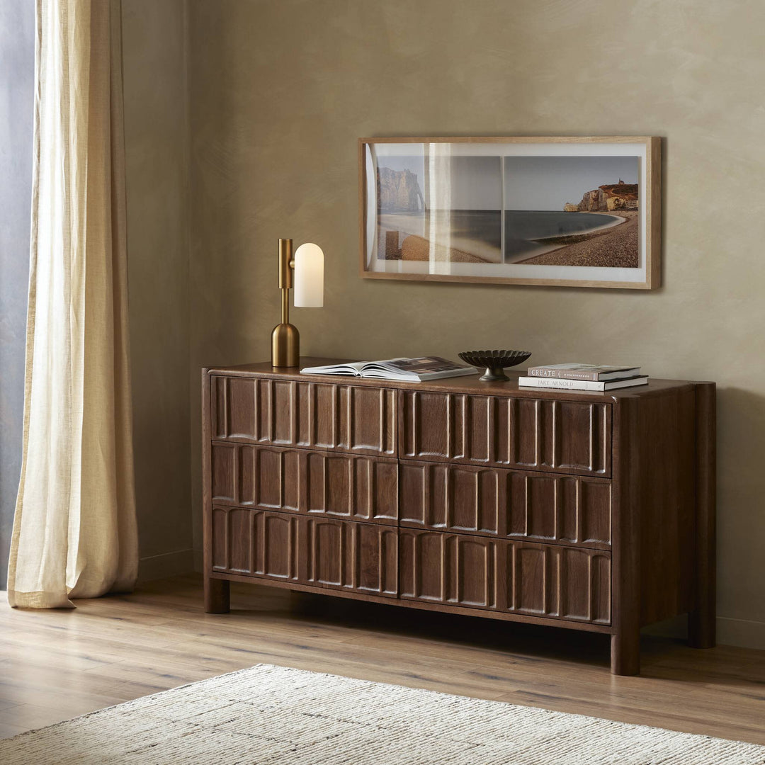 NORIA 6 DRAWER DRESSER